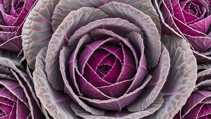 Obraz premium Close up of a purple rose with delicate petals and subtle color gradient