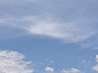 Obraz premium photo of blue sky and white clouds during the day