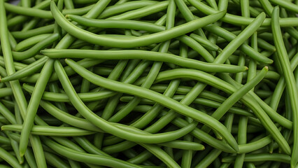 Fresh green beans in bulk