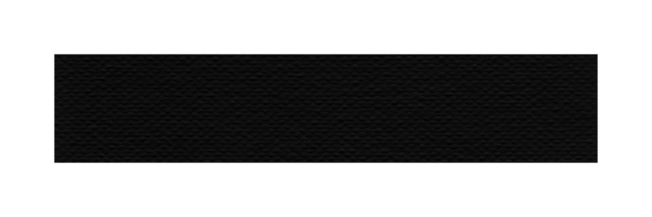 ratio 5;1. black paper texture background of rectangle isolated on transparent background.