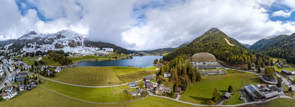Panoramic view Davos