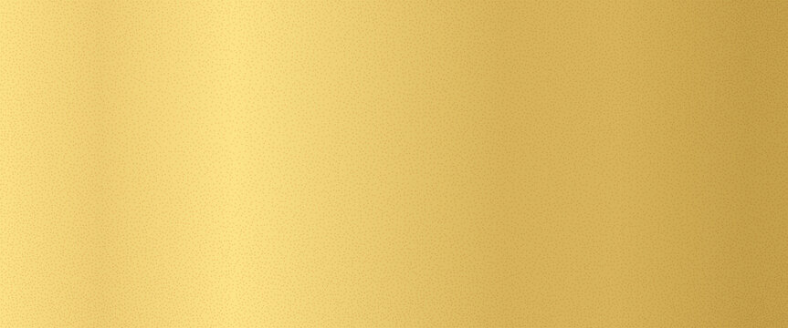 Gold brass grainy noise texture. Luxurious horizontal gradient background with smooth metallic halftone surface. Glam festive materials. Vector caramel background with golden foil texture effect.