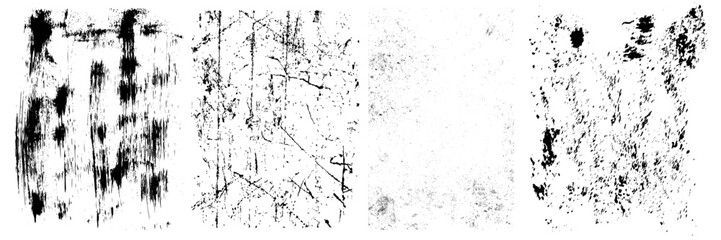 Grunge Urban Backgrounds set.Texture Vector.Dust Overlay Distress Grain ,Simply Place illustration over any Object to Create grungy Effect