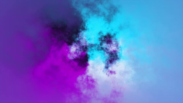 Colorful cloud patterns in abstract art