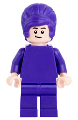 Obraz premium Dortmund - Deutschland 19. Januar 2026 - Lego Minifigure in der Farbe lila