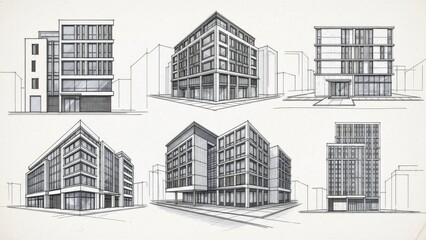 Modern Architecture Building Designs: Collection of Contemporary Office and Commercial Facades