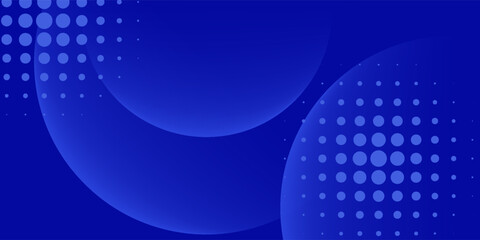 Abstract blue color background. Blue circle background.