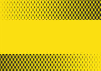 Yellow Horizontal Dot Pattern, Abstract Minimalist Design