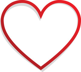 Heart shape design for love symbols, valentines day related designs and frames, Red heart formed by Available in vector EPS format