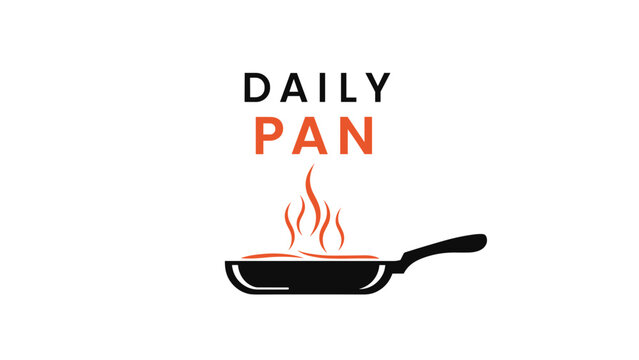 Frying Pan with Flames and Daily Text.