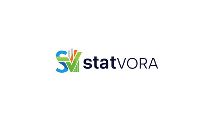 Statvora Company Logo Design Element.