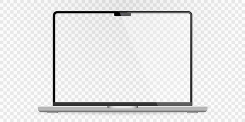 Vector realistic smartphone, laptop, tablet, computer set. Realistic gadget set png. Vector devices with blank empty screen isolated on transparent background.