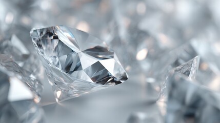 shiny diamonds background with copy space