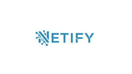 Fototapeta premium Netify Logo Design Element.