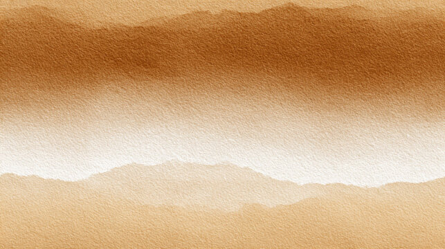 Warm ochre and pale clay watercolor ombre with soft horizontal layers and natural paper texture creating a calm earthy abstract background