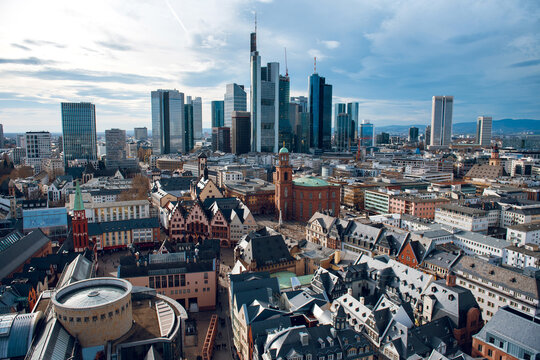Frankfurt Skyline and Old Town