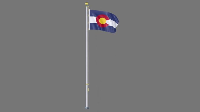 USA States colorado Animated flag