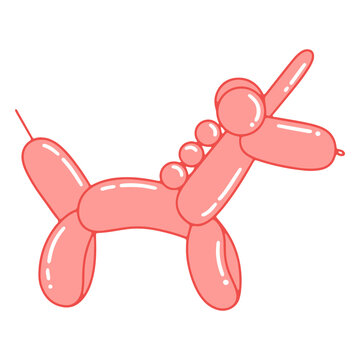 Whimsical balloon animal art