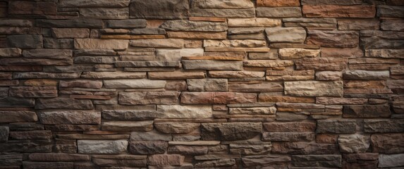 Obraz premium Background featuring stone brick wall texture