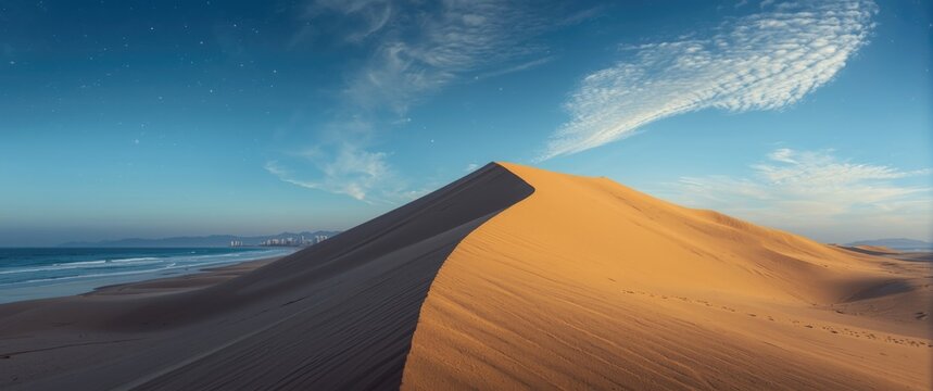 Middle East Singing Sand Dune in Qatar