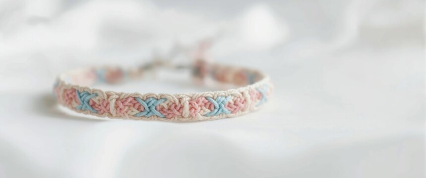 Colorful handmade friendship bracelet