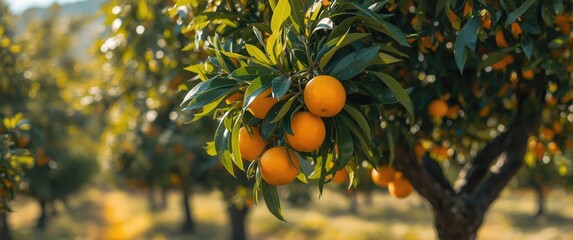 California Day with Citrus Tree Closeup, Turkey, and Exotic Oranges Featuring Macro and Bokeh Effects