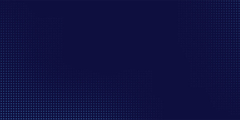 Fototapeta premium Modern blue wavy halftone background. Dot pop art sport style art