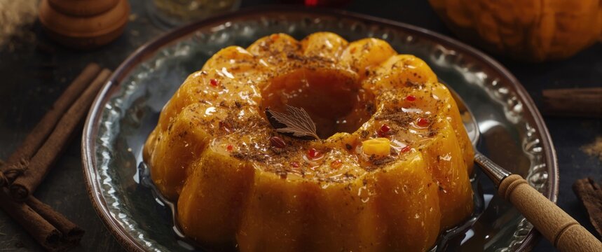 Calabaza en Tacha: Traditional Mexican Pumpkin and Piloncillo Sweet for Day of the Dead