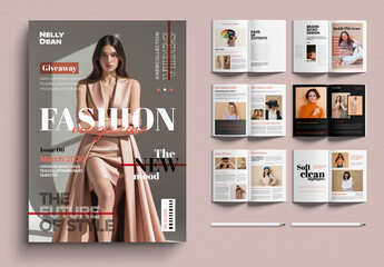 Modern Fashion Magazine Layout
