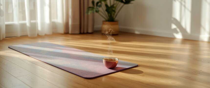 Floor Yoga Mat for Healthy Living and Practice