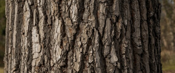 Obraz premium Poplar bark in gray-brown tones