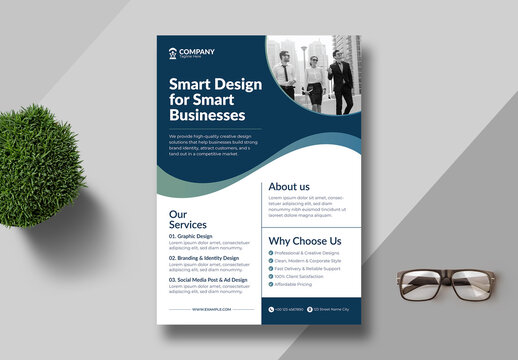 Corporate Poster Template Layout