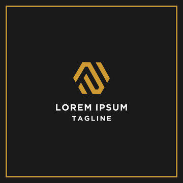 mf or af hexagon logo