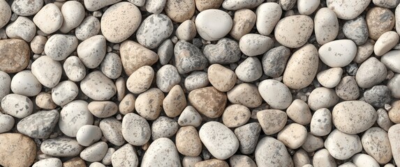 Tileable design with smooth speckled pebble stones for background