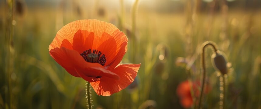 Interior details of a Papaver rhoeas poppy flower