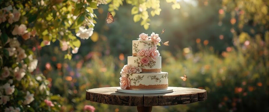 Gorgeous images of flowers and cake