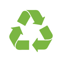 Obraz premium Recycle and eco icon set featuring recycling symbols, sustainability, green energy, and environmental concepts. Clean flat vector icons suitable for UI, ESG projects, packaging, branding, web