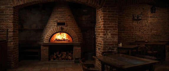 Naklejka premium An traditional oven designed for baking and cooking