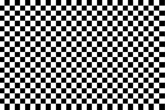 Black and white checkerboard pattern