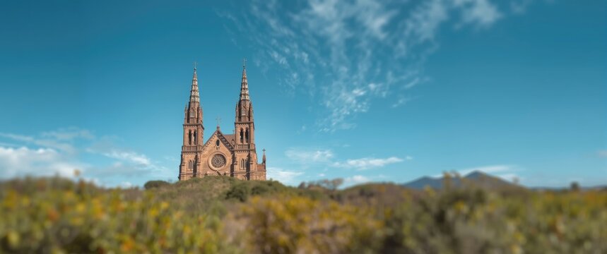 St John Neogothic Church located in Arucas, Gran Canaria
