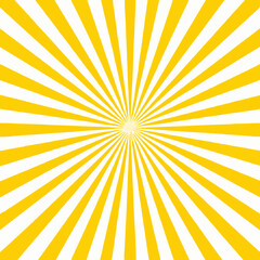 Obraz premium Simple Yellow Background Rays