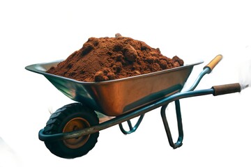 wheelbarrow with tools