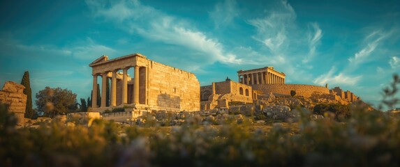 Obraz premium The Pandroseion: Sanctuary of Pandrosus on Athens' Acropolis