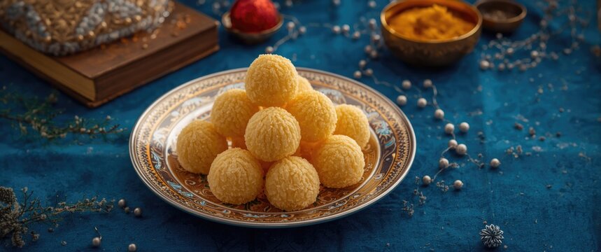 Indian sweet treat made at home using milk, ghee, soan papdi, and patisa