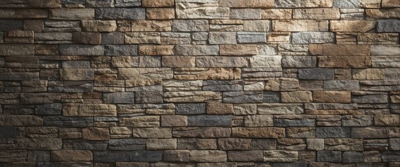 Obraz premium Stone wall texture as a rock background