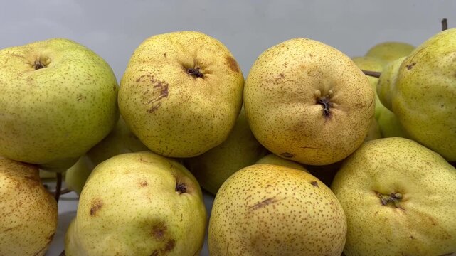 Fresh Ripe Pears Ready for Eating