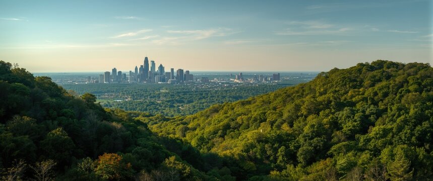 Atlanta scenery captured from Stone Mountain