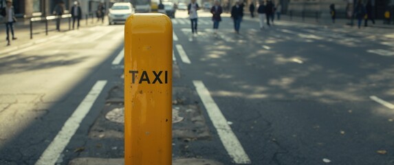 Taxi signage display