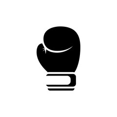 Classic Boxing Glove Silhouette for Sport and Fitness