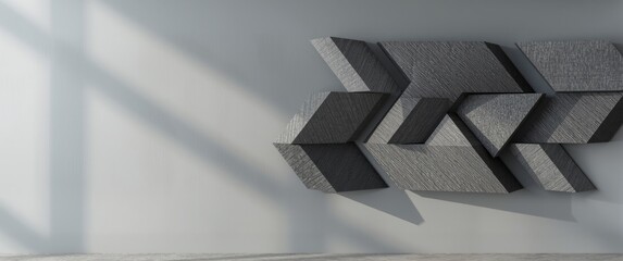 Modern fabric acoustic panel background featuring pattern and soundproof texture